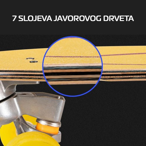 Longboard twintip Puente