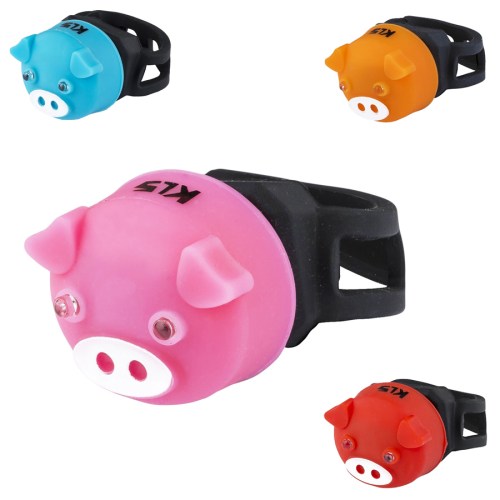 Svetlo za bicikl KLS Piggy color
